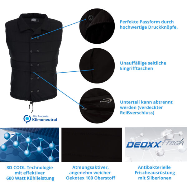 E.COOLINE gilet refrigerante PowerVital - gilet refrigerante - immagine 10