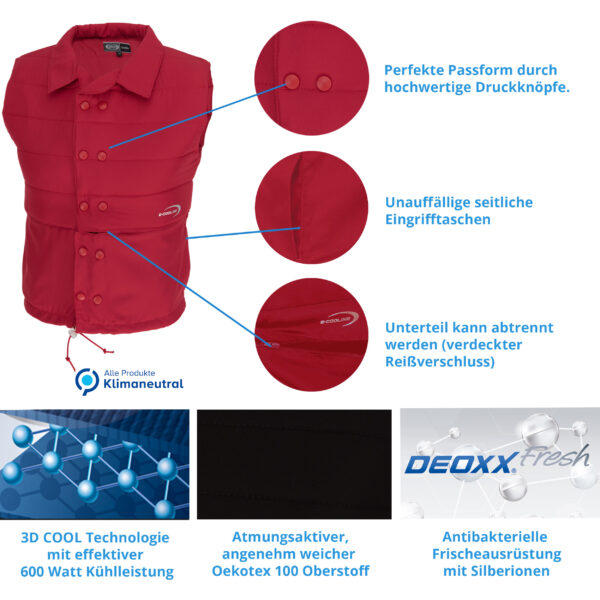 E.COOLINE gilet refrigerante PowerVital - gilet refrigerante - immagine 12