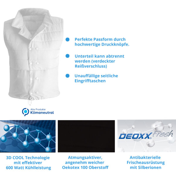 E.COOLINE gilet refrigerante PowerVital - gilet refrigerante - immagine 14