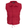 Cooling vest with press studs at the front by E.COOLINE in the color red