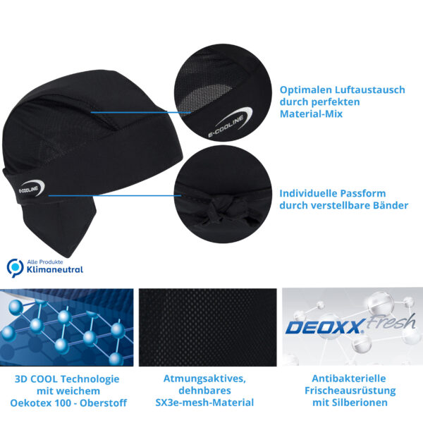 Caratteristiche della bandana light E.COOLINE