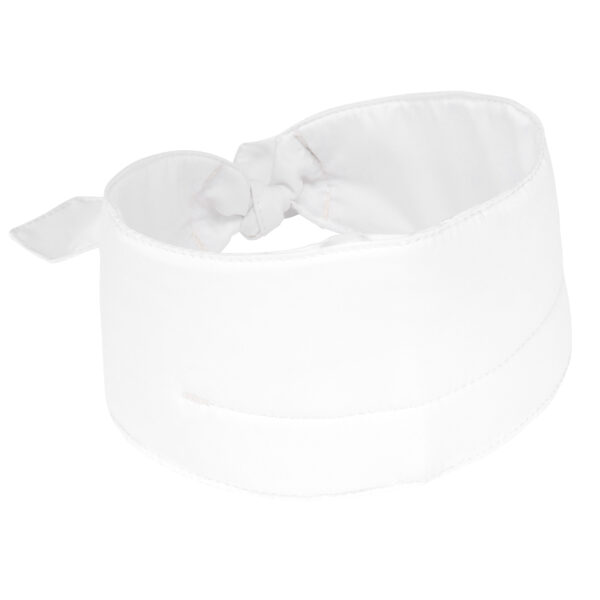 Sciarpa refrigerante con logo E.COOLINE, di colore bianco