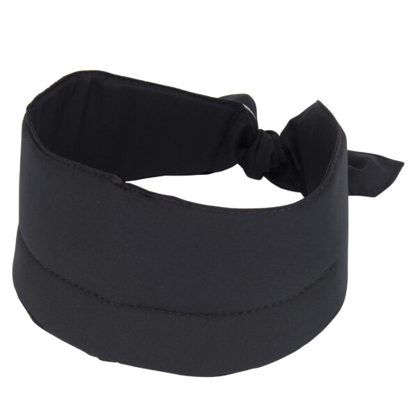 Sciarpa refrigerante con logo E.COOLINE, di colore nero