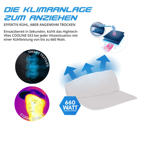 E.COOLINE Powercool SX3 KühlSunVisor - visiera refrigerante - immagine 13