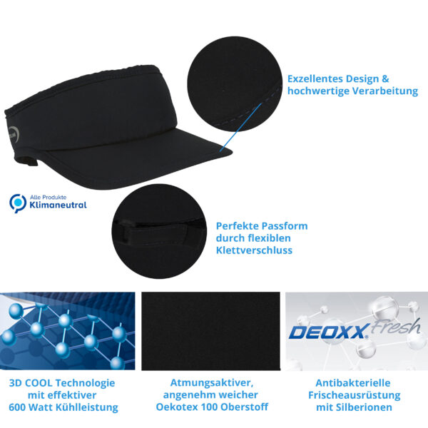 E.COOLINE Powercool SX3 KühlSunVisor - visiera refrigerante - immagine 8