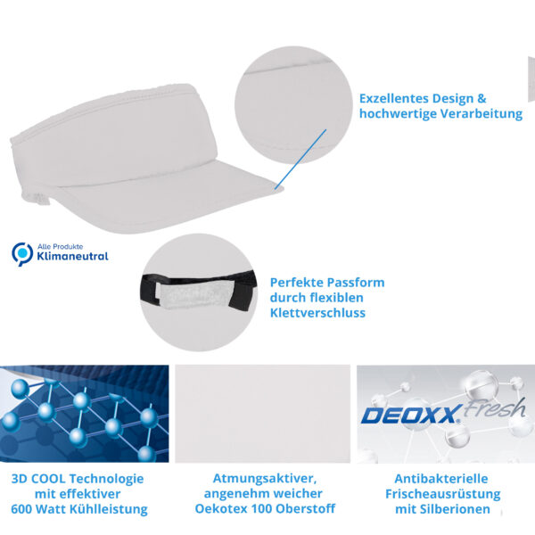 E.COOLINE Powercool SX3 KühlSunVisor - visiera refrigerante - immagine 12