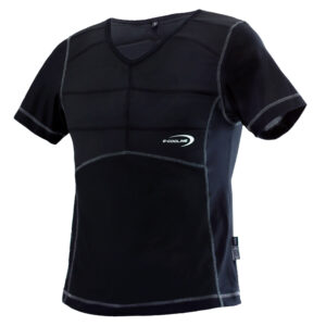  T-shirt refrigerante E.COOLINE di colore nero 