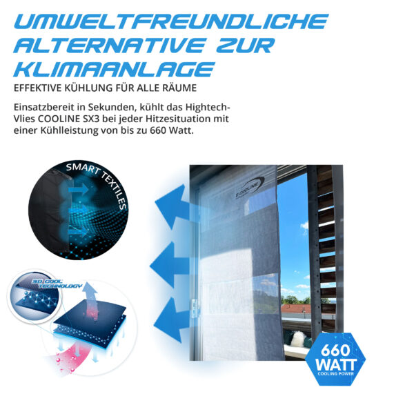 Funzionamento delle Powercool SX3 Cooling Slider – tende refrigeranti