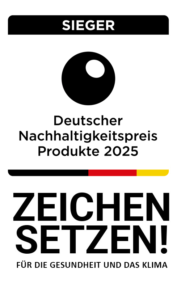 E.COOLINE ist Gewinner des DNP: Sieger-Logo Deutscher Nachhaltigkeitspreis Produkte 2025